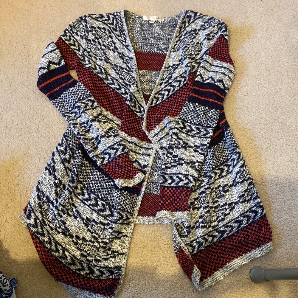 Patterned cardigan